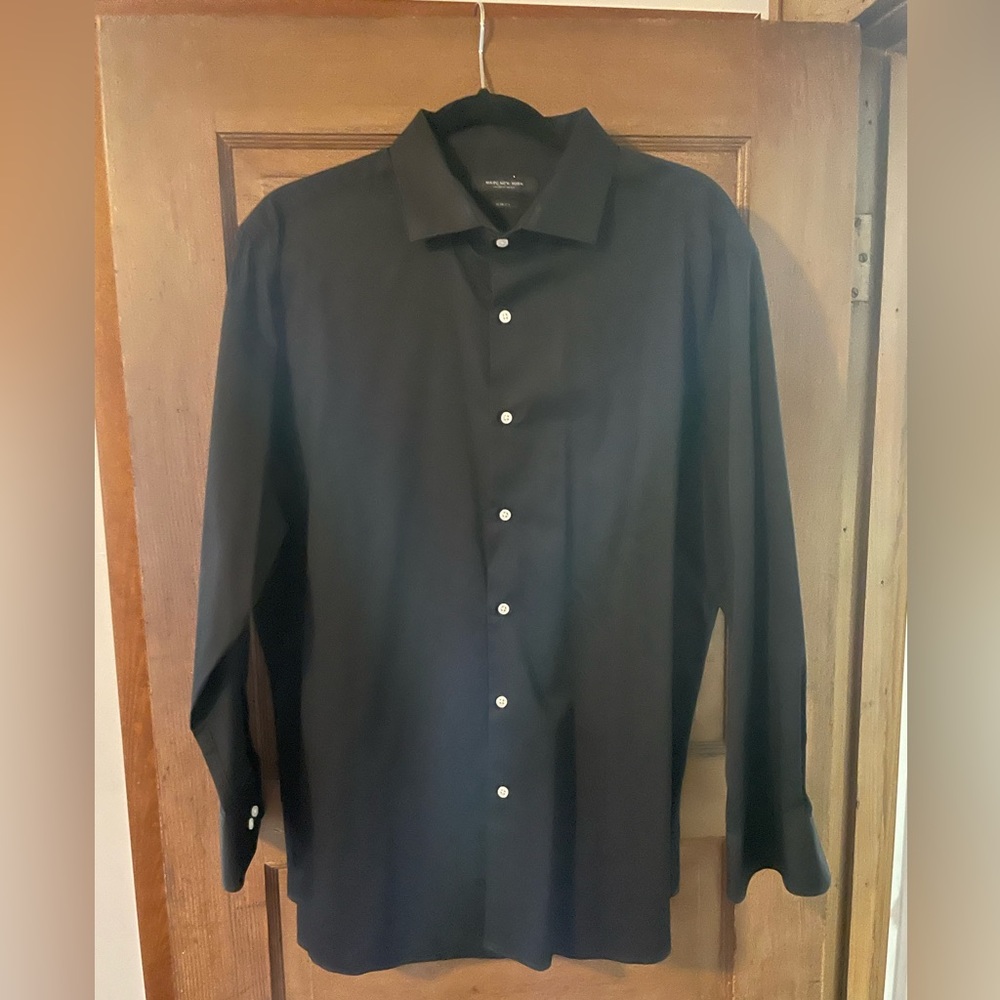 Button down black shirt - can be worn casually or dressed up